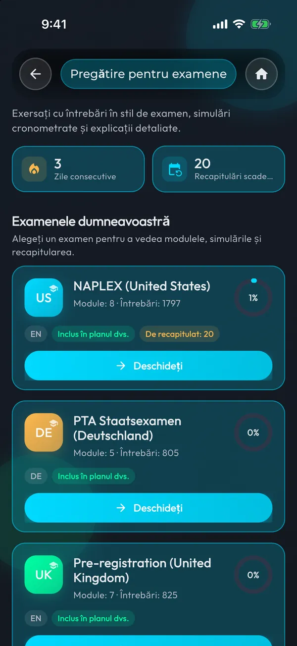 O întrebare de examen MediHelp cu explicația răspunsului și referințele