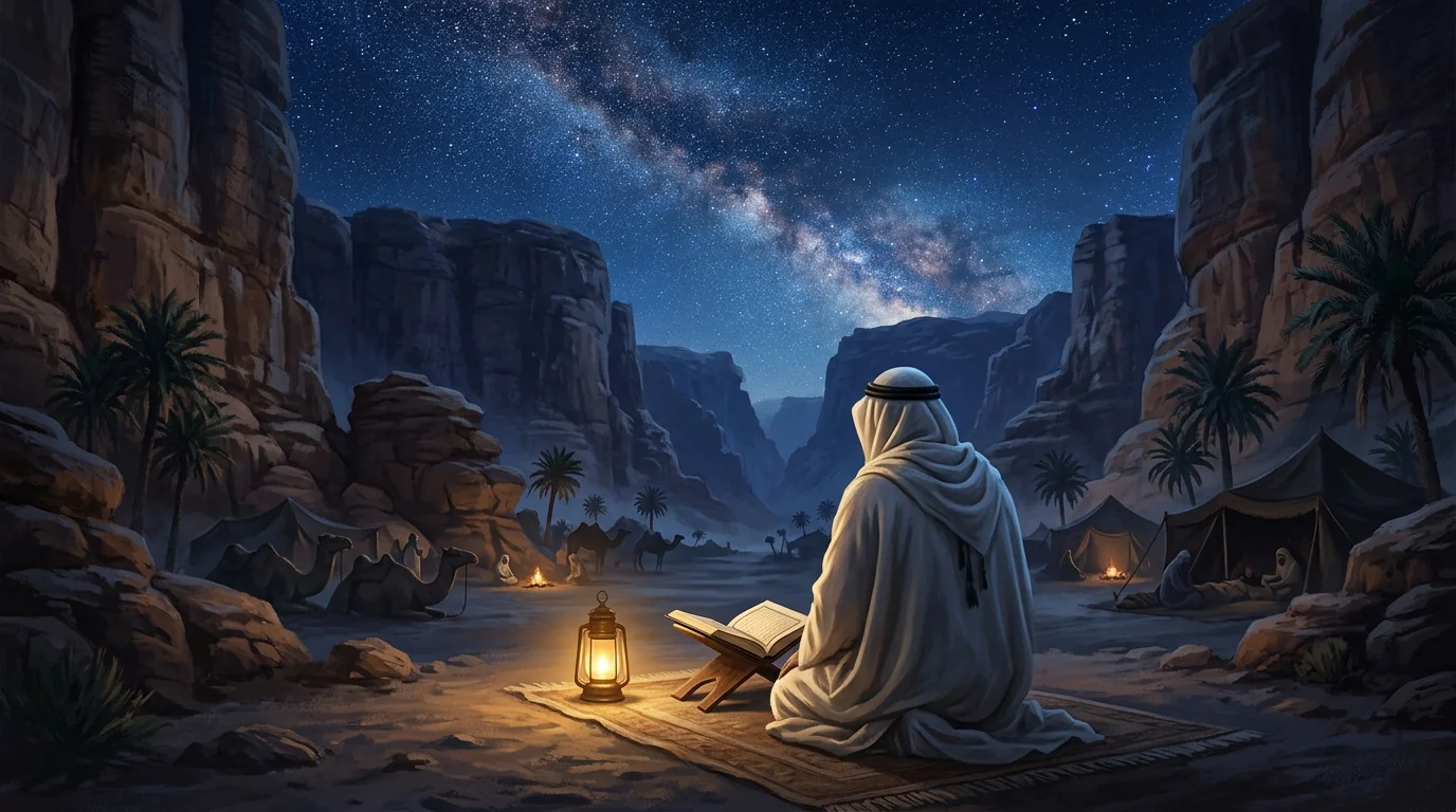محراب العابد في صحراء المجاهدين