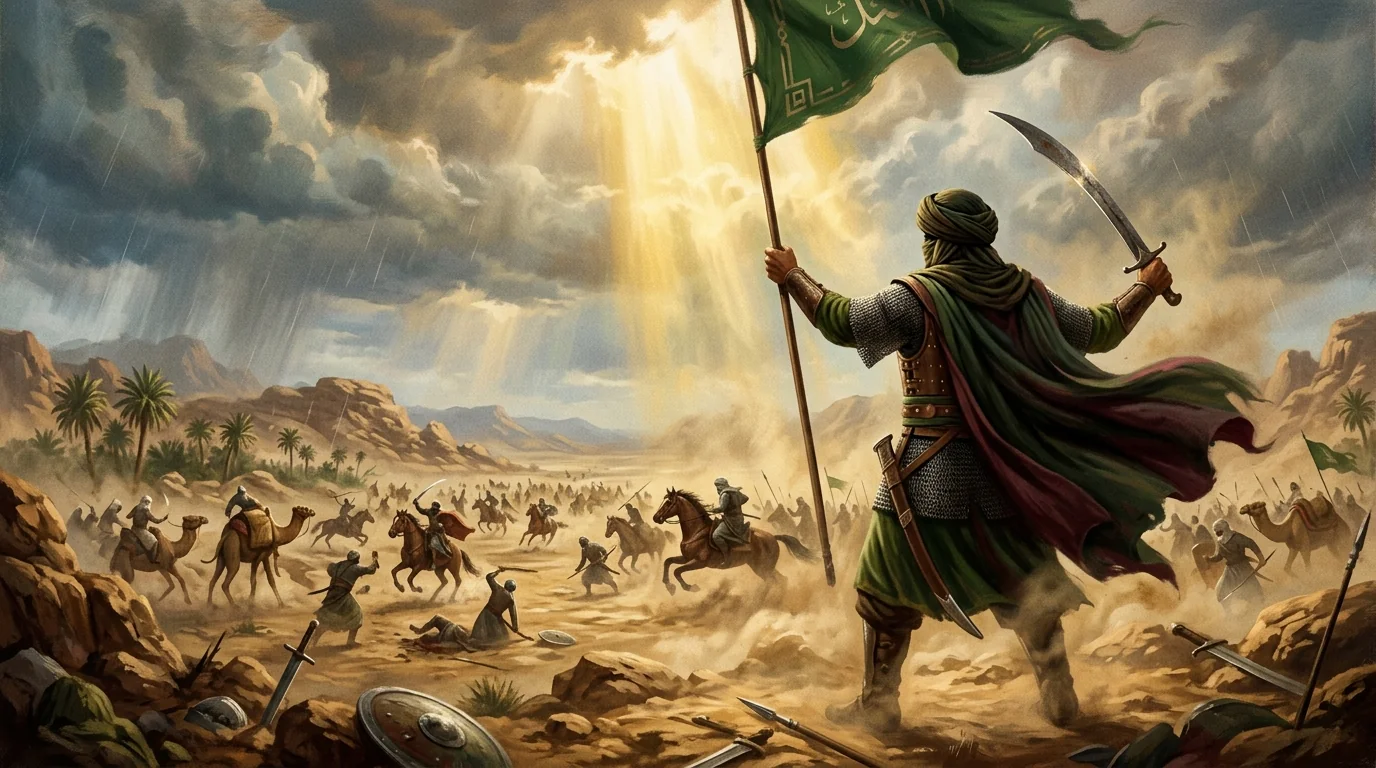 صقر اليمامة يدك الرجّال وينال الشهادة