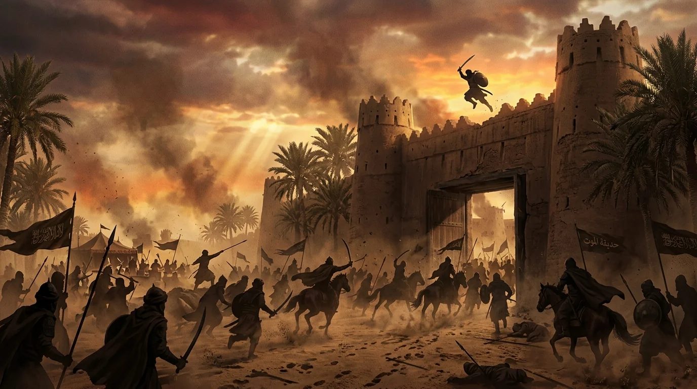 اقتحام حديقة الموت ومقتل الكذاب